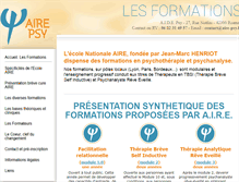 Tablet Screenshot of analyse-integrative-re.fr